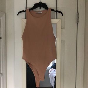 Beige Zara bodysuit